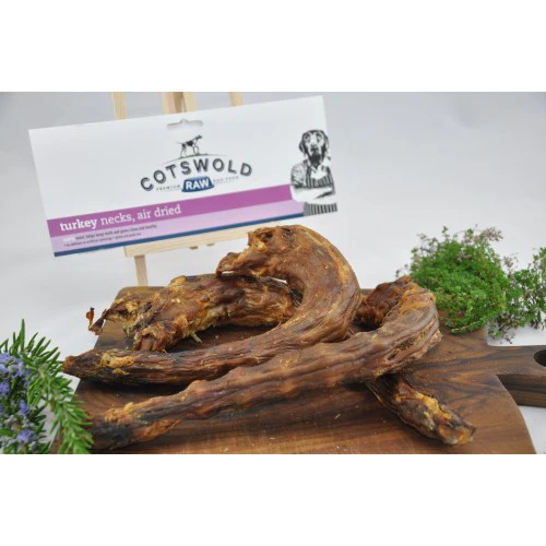 COTSWOLD TURKEY NECKS, AIR DRIED X3
