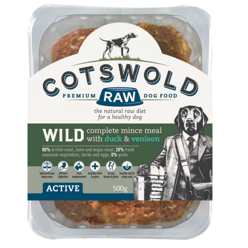COTSWOLD WILD DUCK AND VENISON 500G