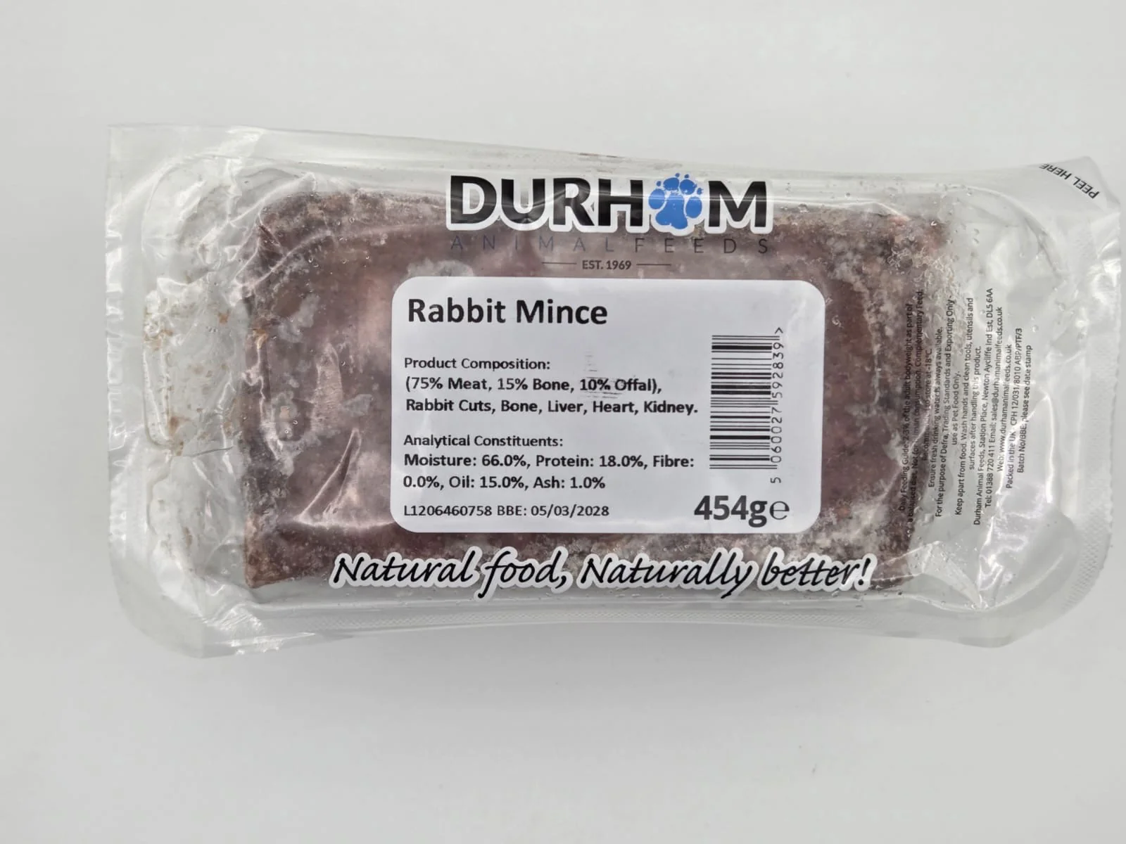 DAF RABBIT MINCE COMPLETE 454G