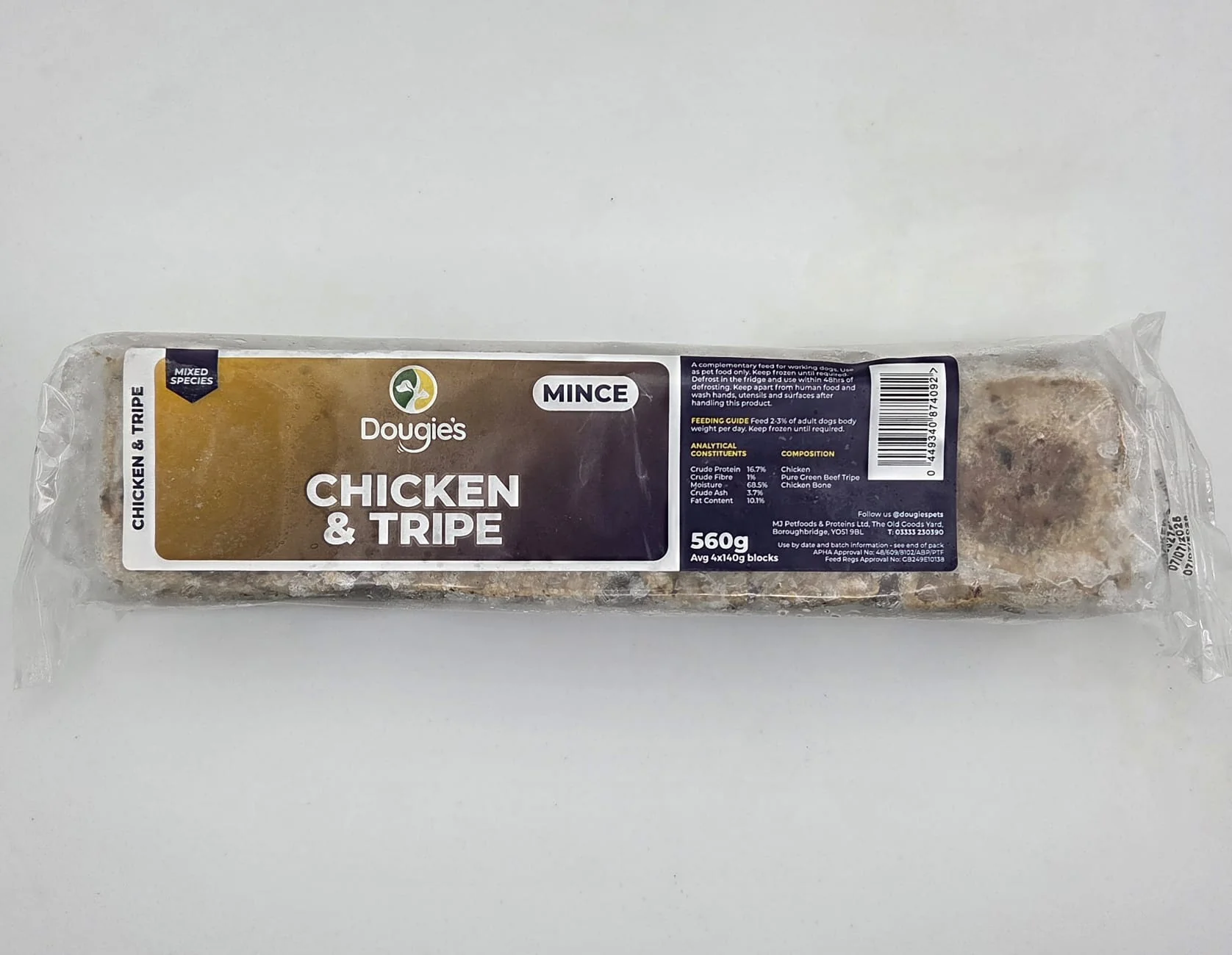 Dougies Chicken + Tripe 560g