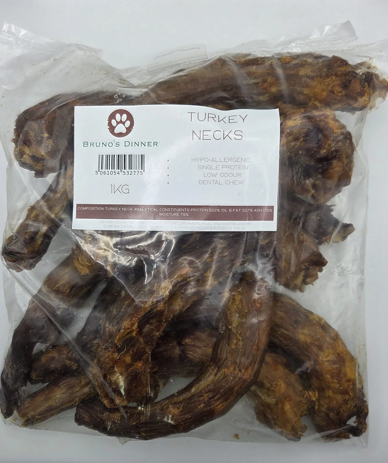 Dried Turkey Necks 1KG