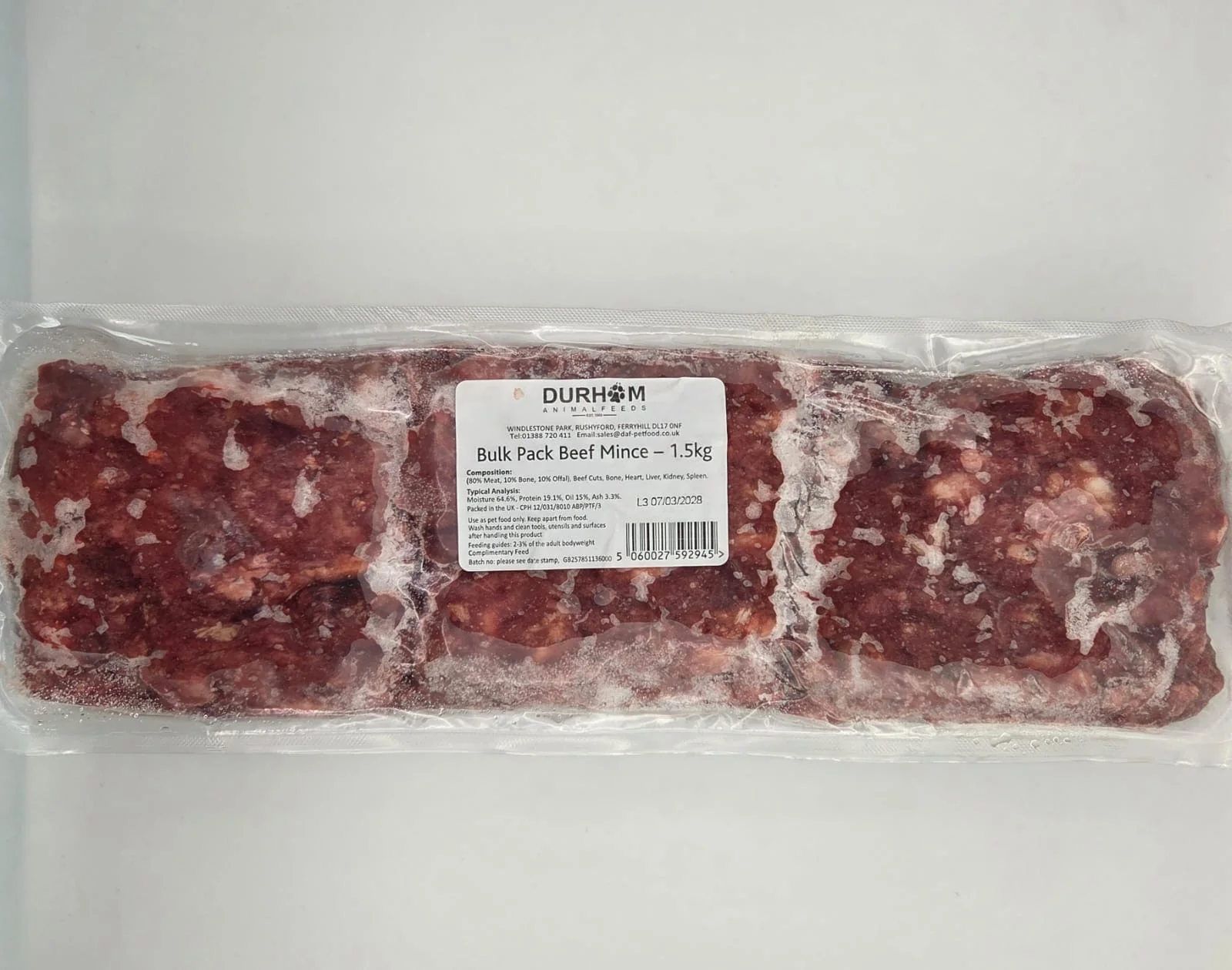 DURHAM ANIMAL FEEDS BEEF COMPLETE 1.5KG (LARGE)