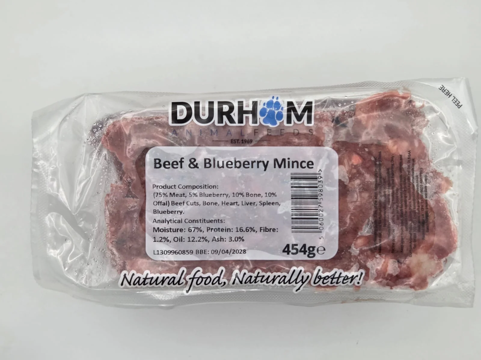 Durham Beef + Blueberry Complete 454G