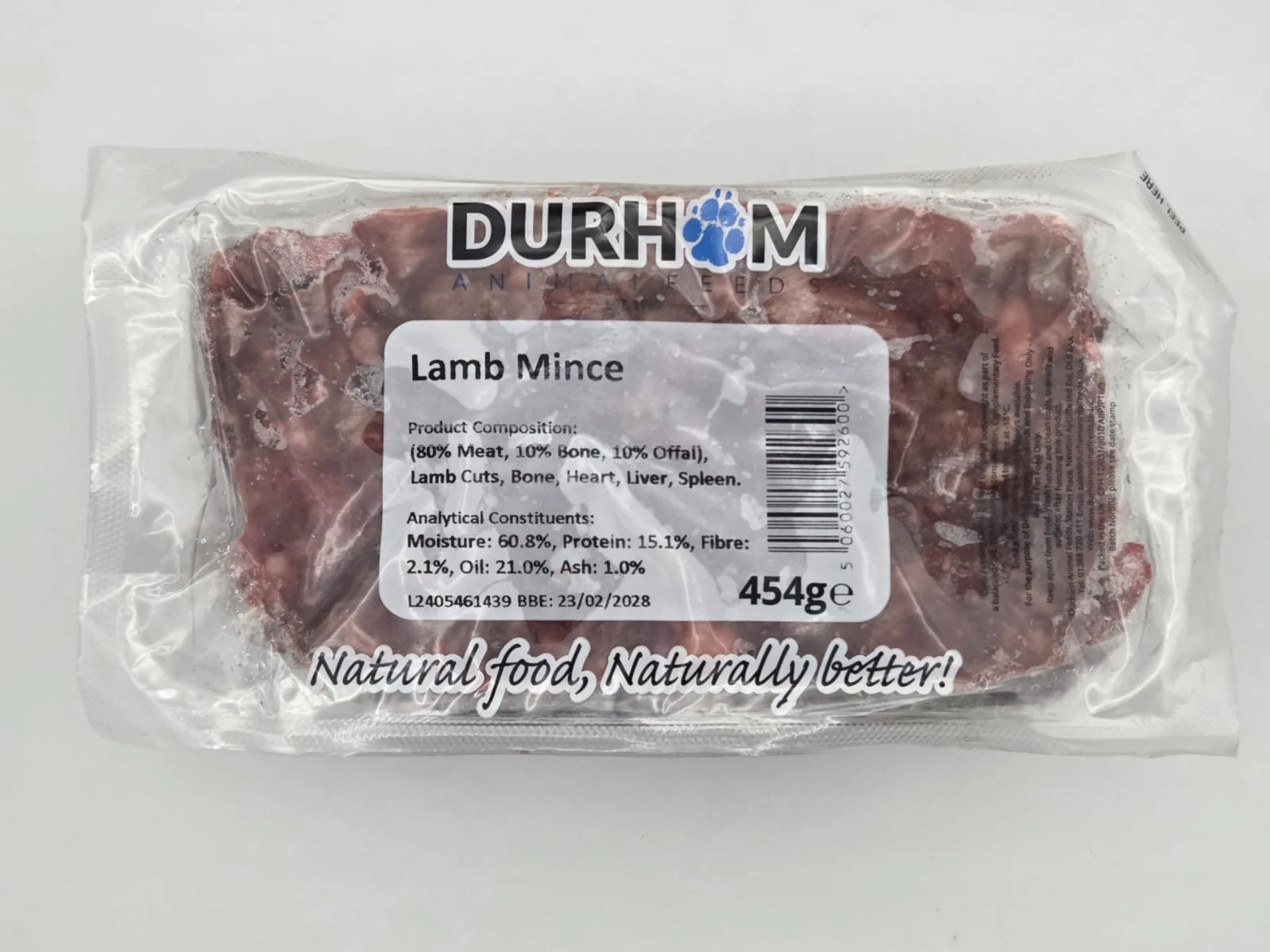 DURHAM LAMB 80/10/10 454G