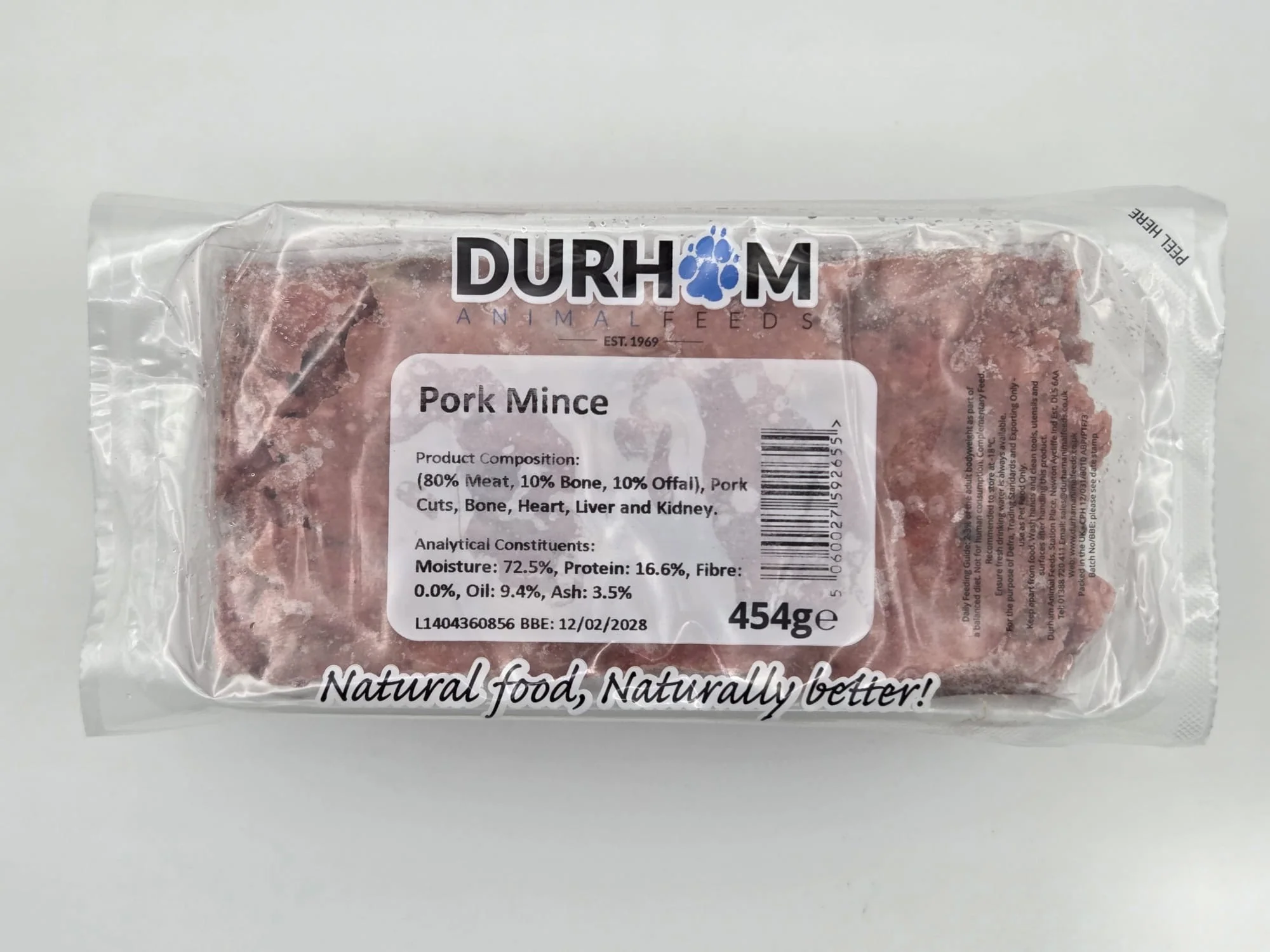 DURHAM PORK 80/10/10 454G