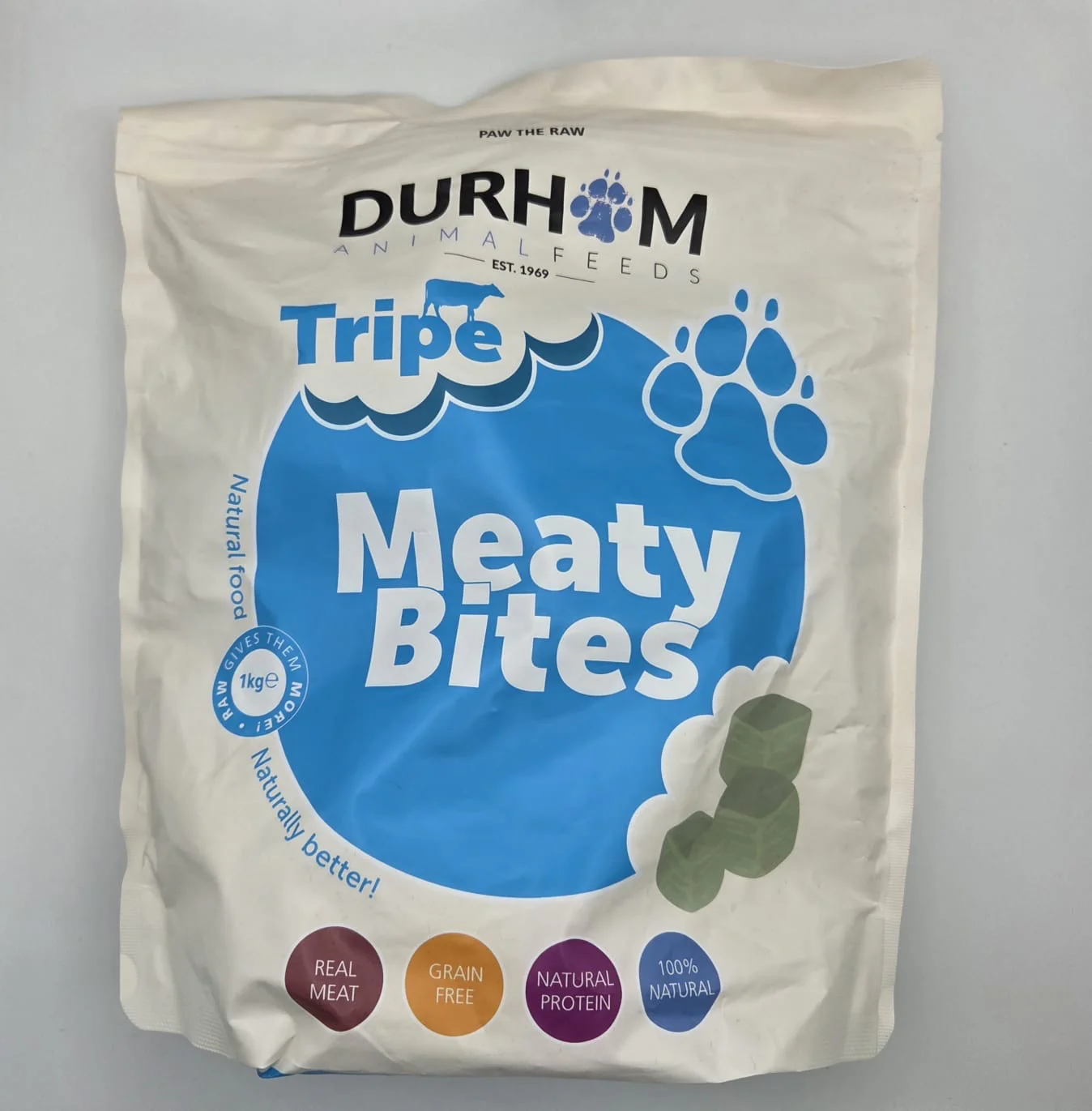 DURHAM TRIPE MEATY BITES 1KG