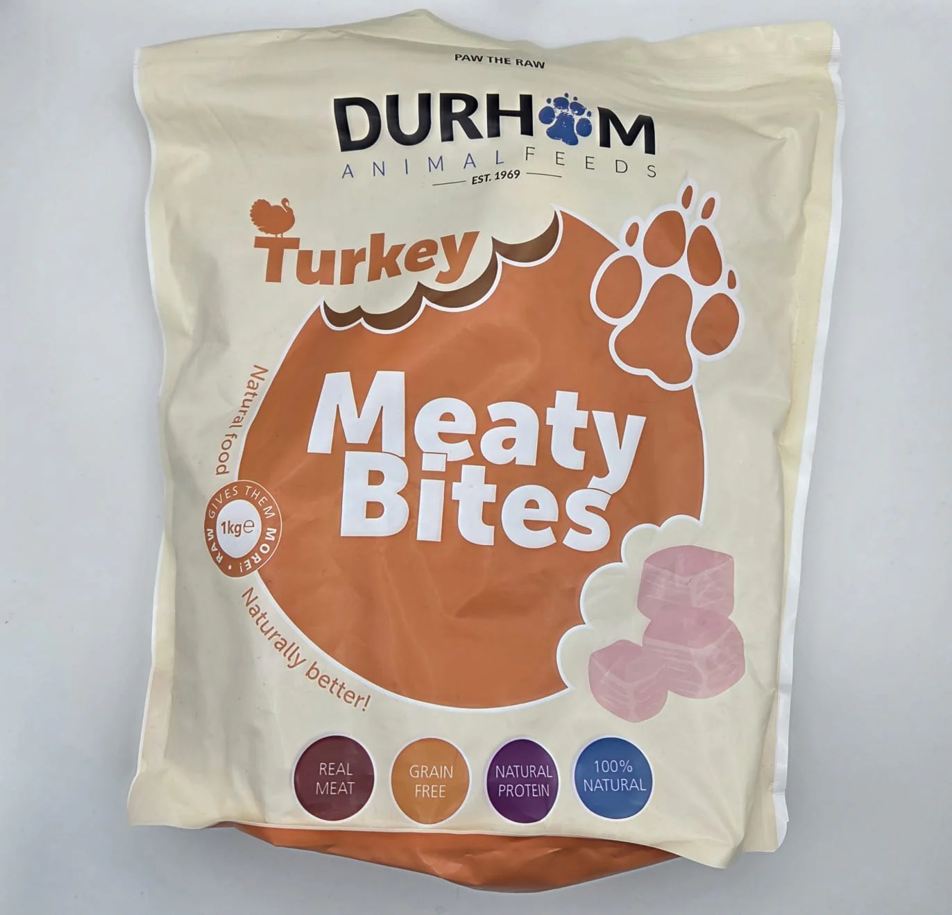 DURHAM TURKEY MEATY BITES 1KG