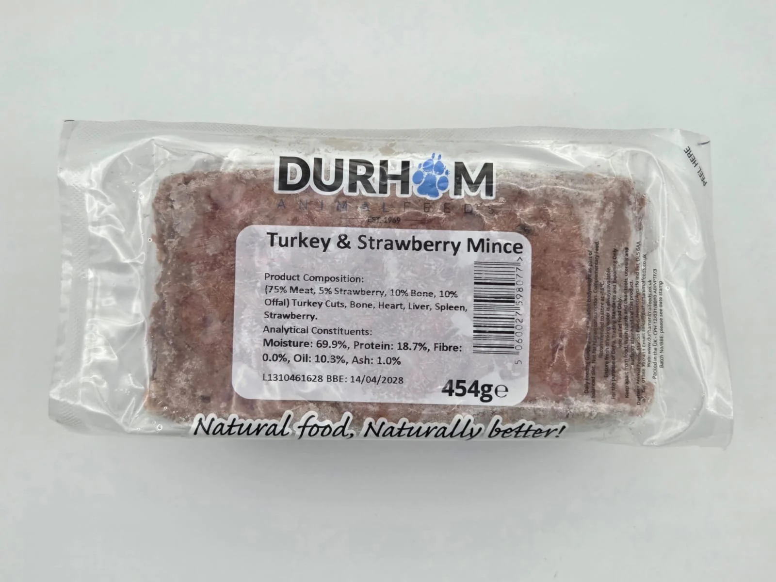 Durham Turkey + Strawberry Complete 454G