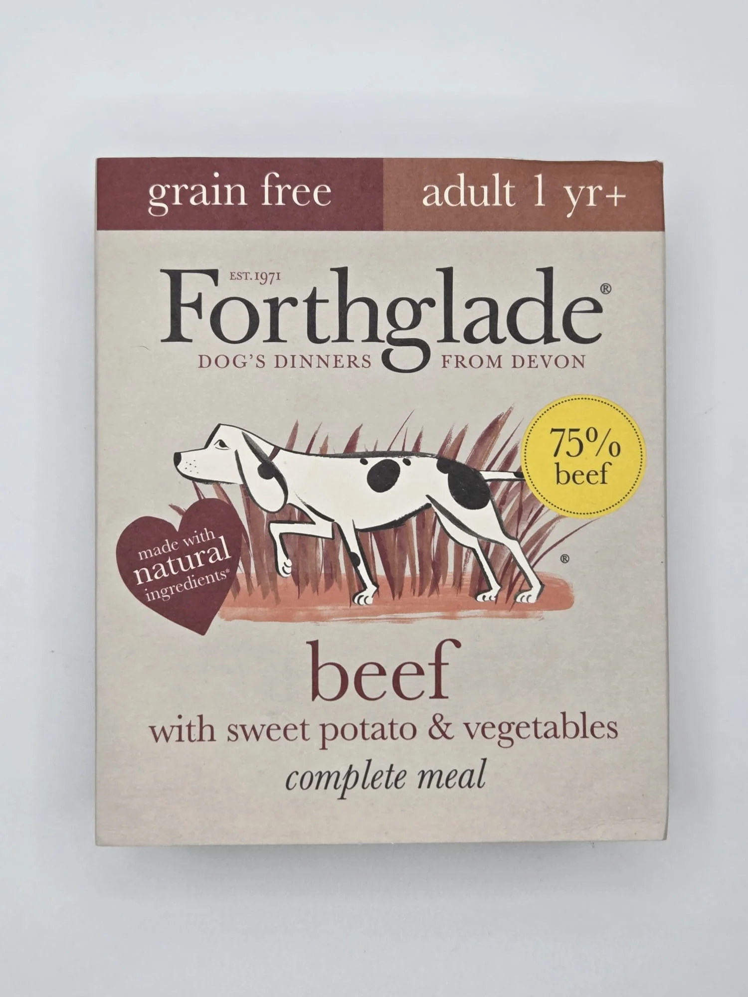 FORTHGLADE BEEF WITH SWEET POTATO AND VEG 395G