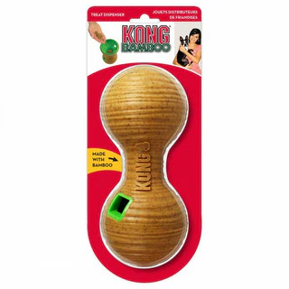 KONG BAMBOO BONE SHAPE TREAT DISPENSER