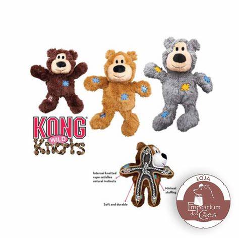 KONG KNOTS WILD BEAR SMALL X1