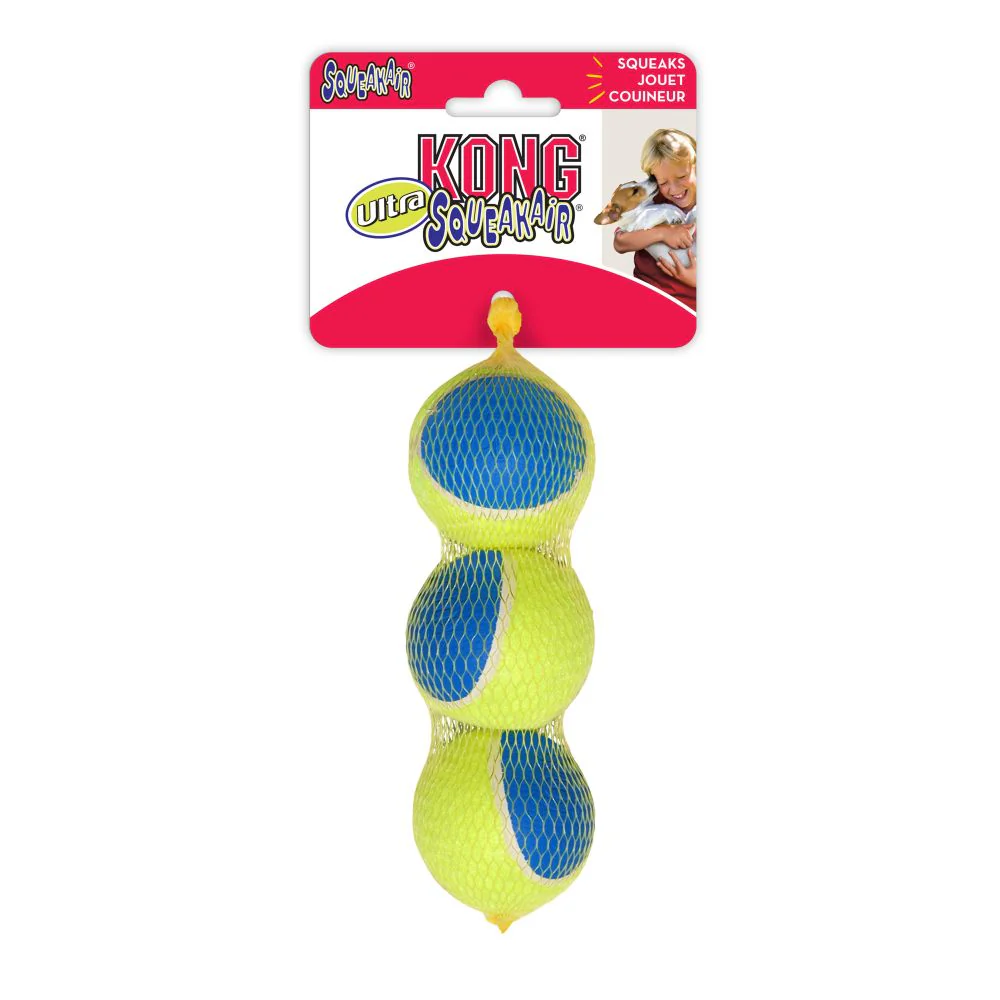 KONG ULTRA SSQUEAKAIR BALLS X 3