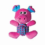 KONG WEAVE KNOTS PIG MEDIUM