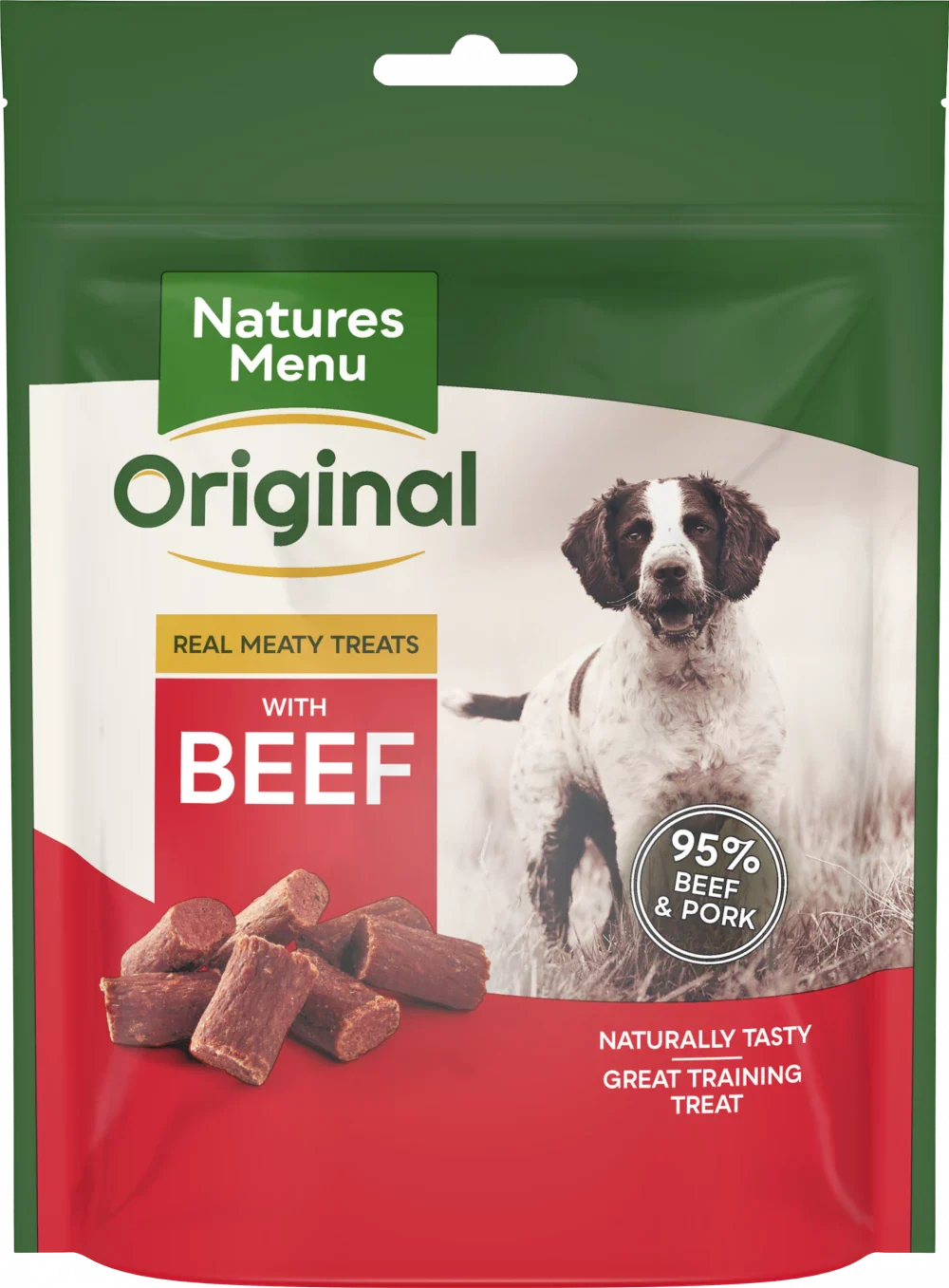 NATURES MENU BEEF TREATS 120G